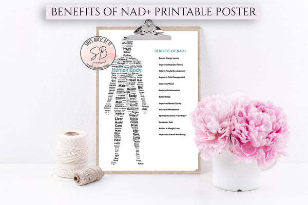 NAD+ Printable Poster