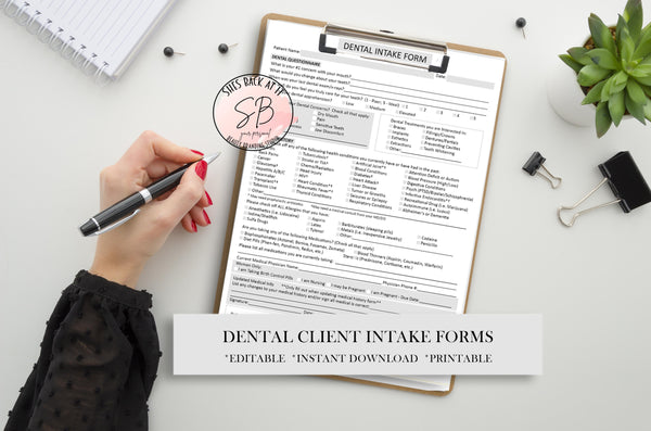 Dental Client Intake Forms