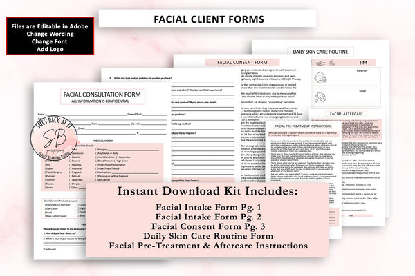 Facial Client Consultation Form
