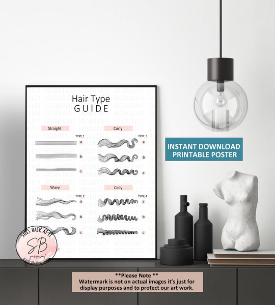 Salon Wall Art - Stylish hair stylist printable decoration for beauty professionals