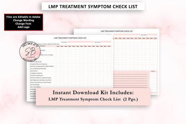 LMP Treatment System Check List