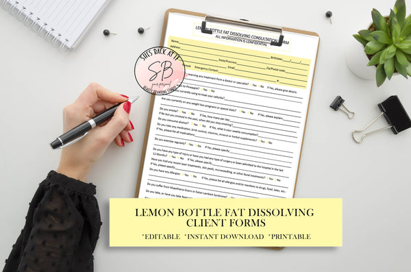 Fat Dissolving Injection Consent Form