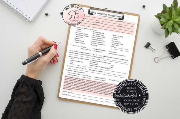 Biotin Injection Intake Form