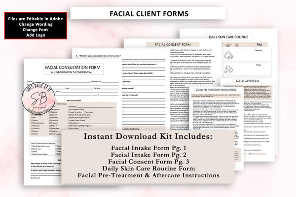 Facial Client Consultation Form