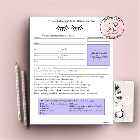 Printable Client Forms