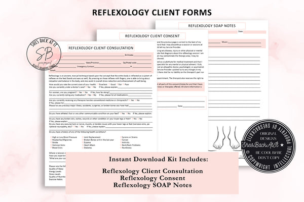 Reflexology Client Forms