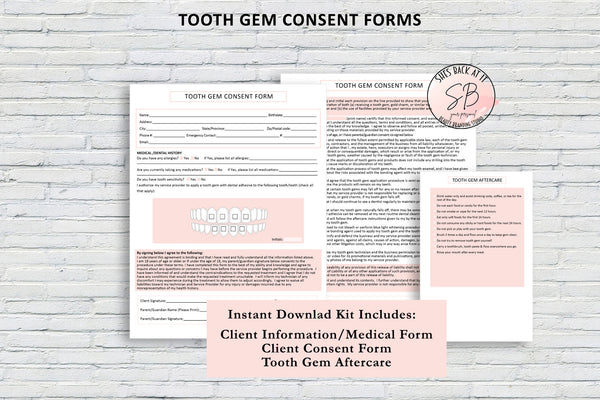 Tooth Gem Consent Form
