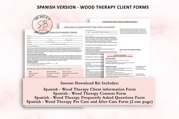 Wood Therapy Consent Form Spanish