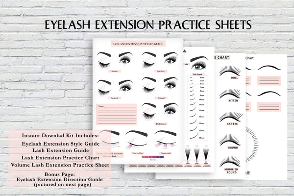 Lash Extension Training Forms