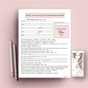 Spray Tanning Client Forms