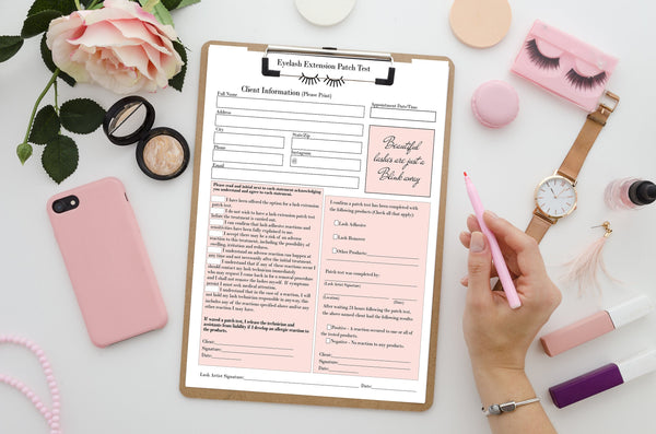 Eyelash Extension Patch Test