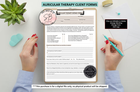 Auricular Therapy Client Intake Form