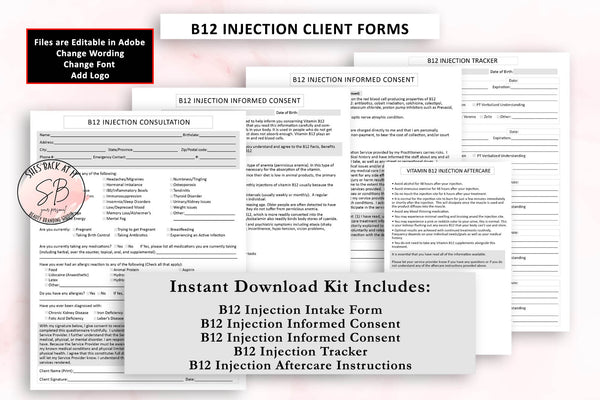B12 Injection Client Forms