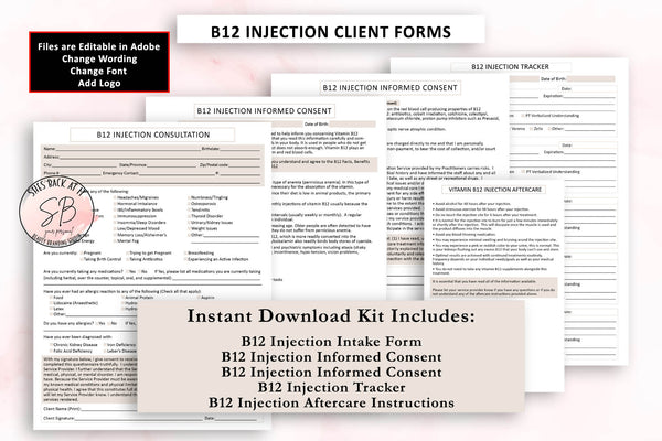 B12 Injection Consent Forms