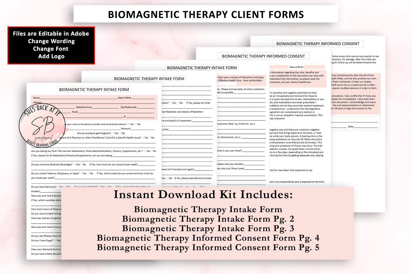 Biomagnetic Therapy Consent Form