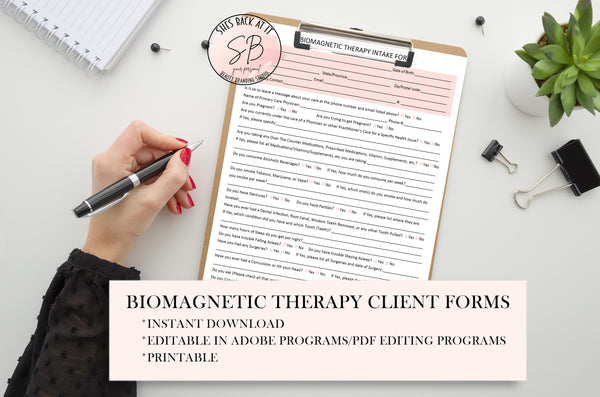 Biomagnetic Therapy Intake Form