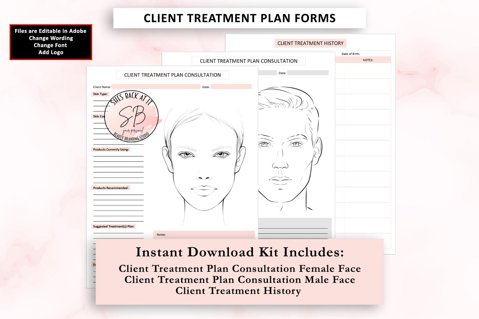 Esthetician Treatment Plan