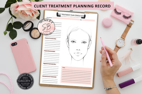 Printable Treatment plan consultation form  