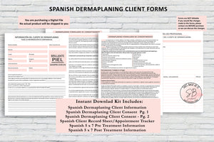 Spanish Dermaplaning Consent Form