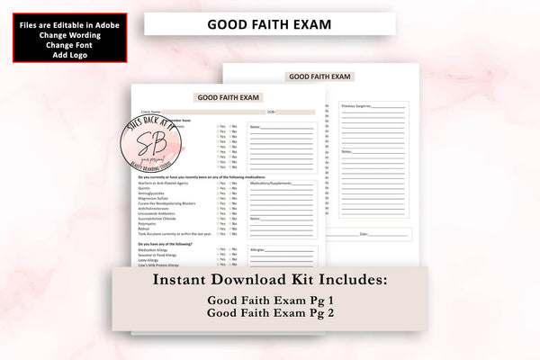 Good Faith Exam