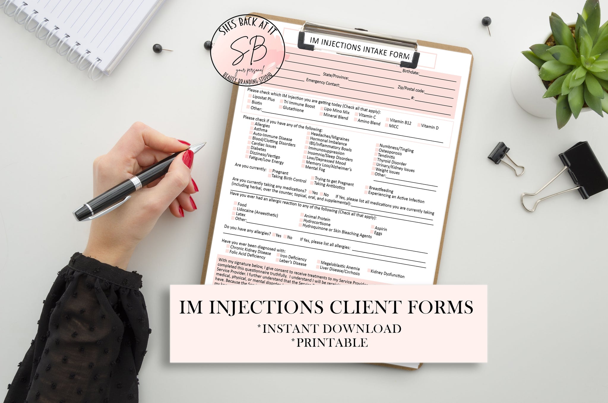 IM Injection Consent Form