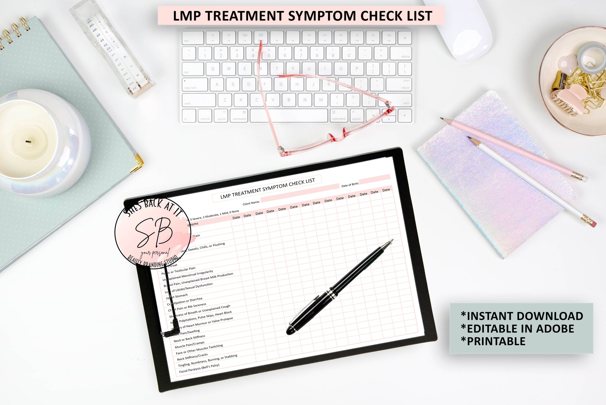 Biomagnetic Pair Therapy Checklist