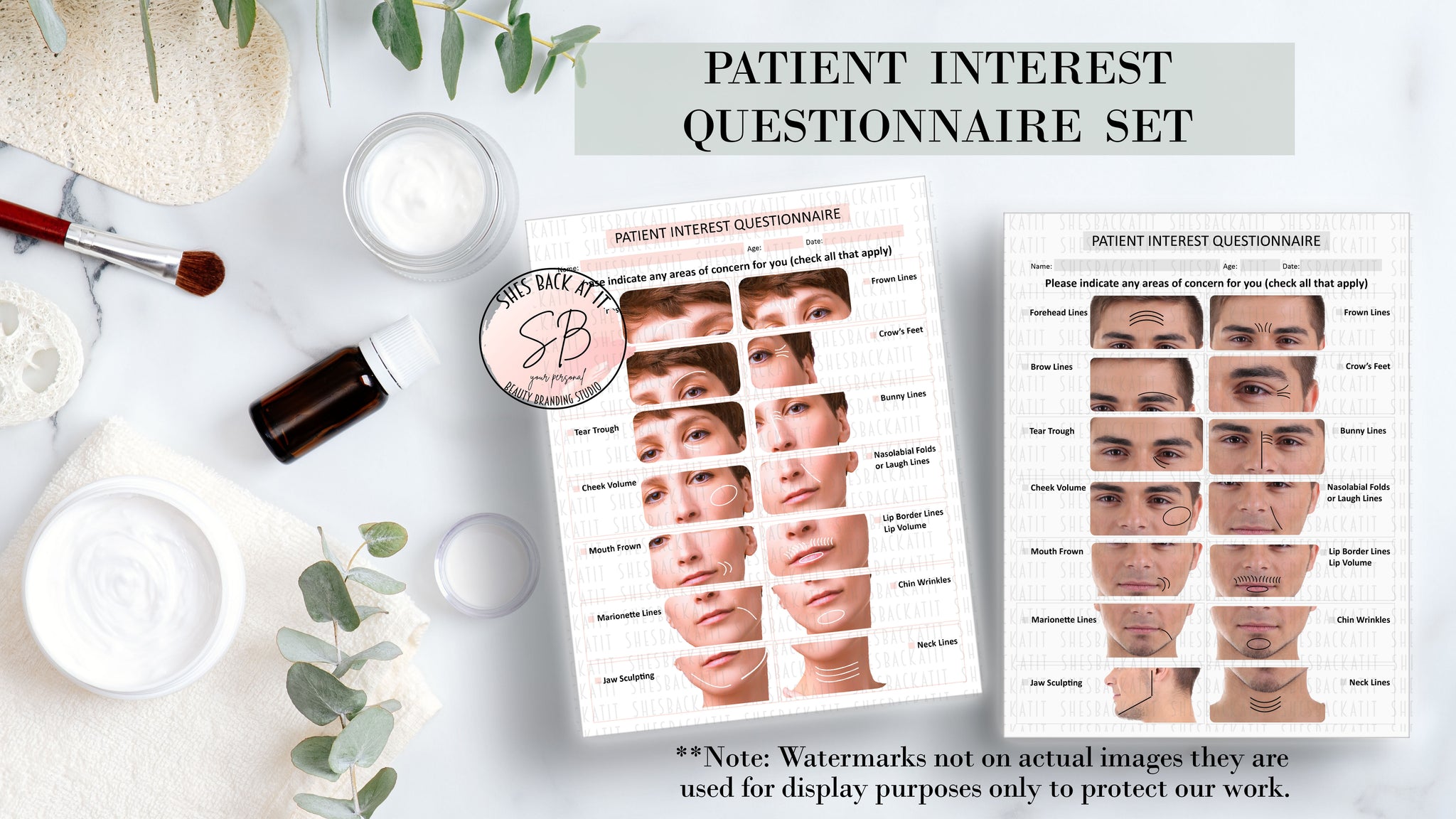 Skin Care Patient Interest Questionnaire Male and Female Version
