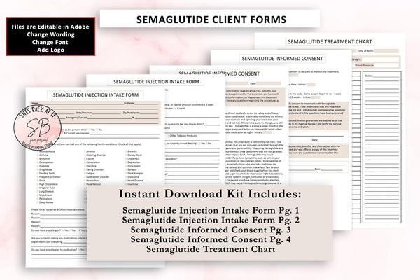 Our Semaglutide forms gather essential information about your clients' primary wants and needs. as well as gathering important health and medical details. With this information, you can provide your clients with the best service possible.
