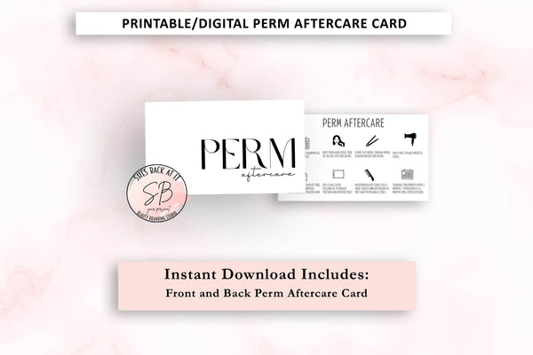 Perm Aftercare Card Series