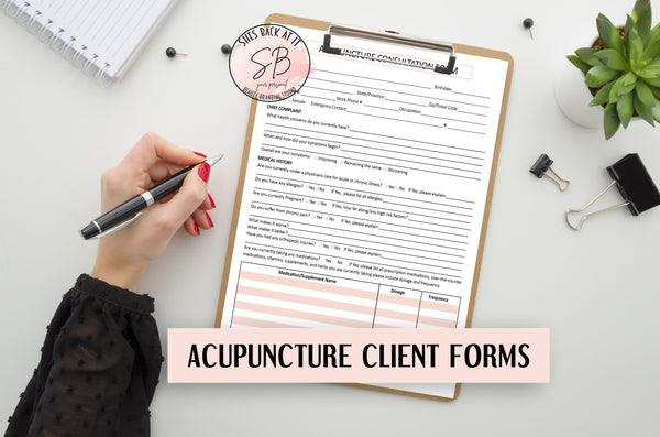 Acupuncture Consultation Form