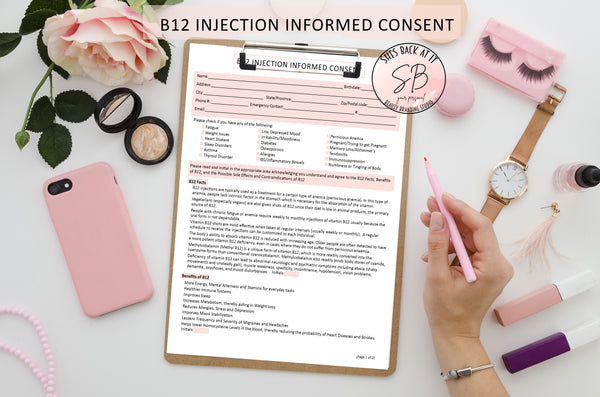 B12 shot consent form