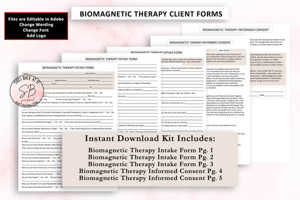 Biomagnetic Therapy Client Intake Form