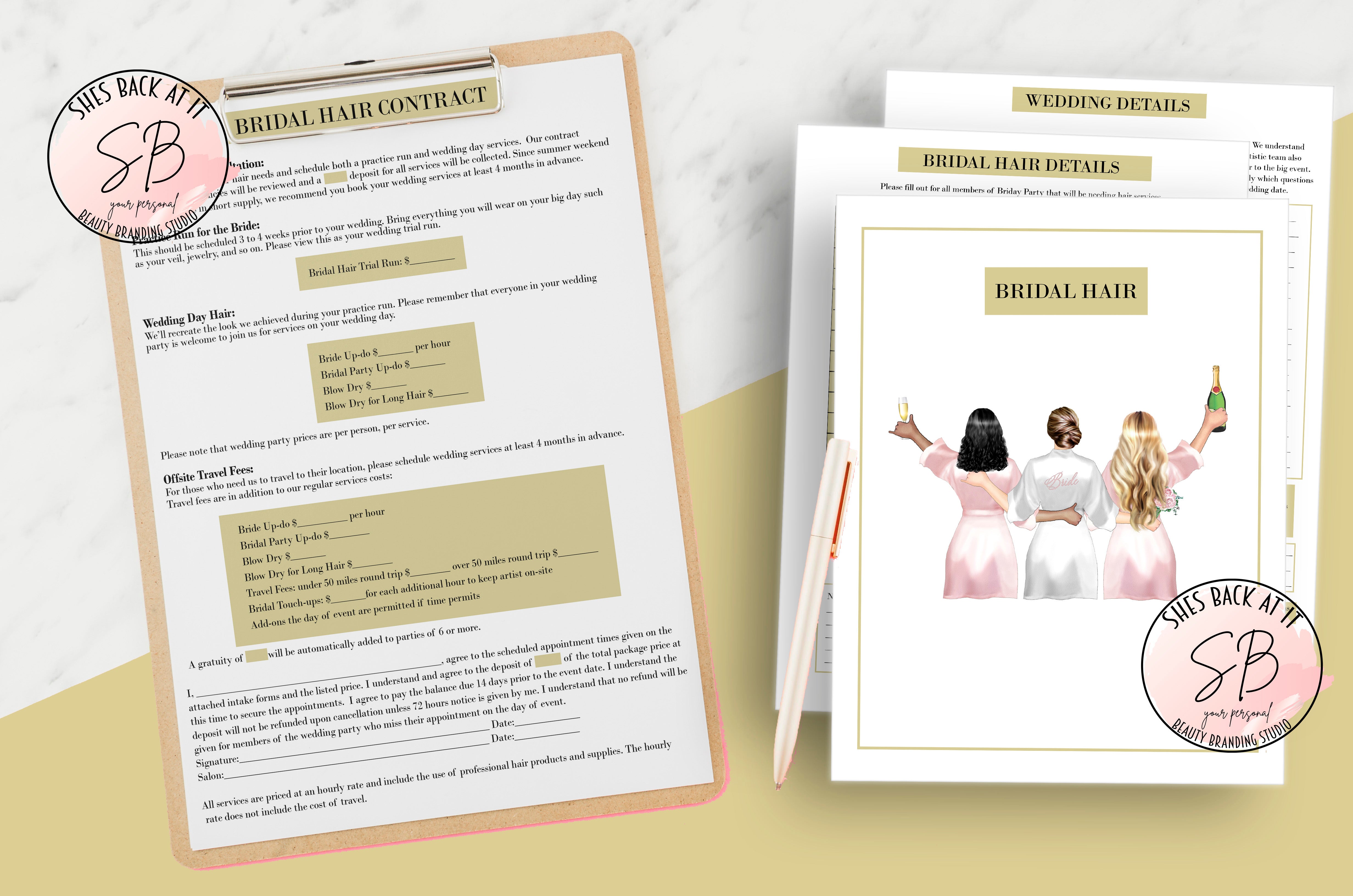 Wedding Hair Makeup Contract Template Saubhaya Makeup Wedding Hair Makeup Contract Template Saubhaya Makeup