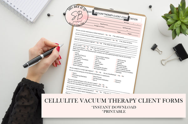 Cellulite Therapy Client Forms