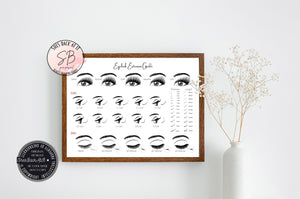 Printable Eyelash Extension Guide