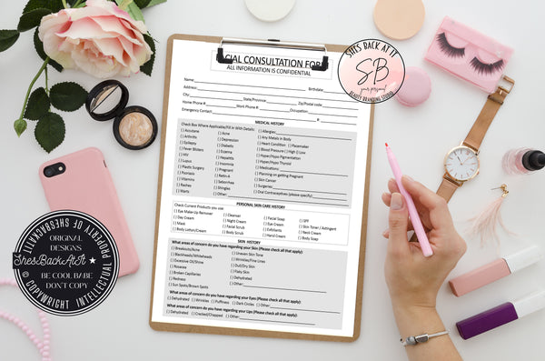 Facial Intake Form