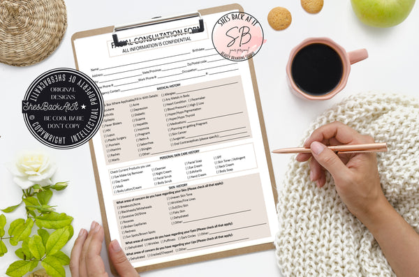 Facial Client Intake Form