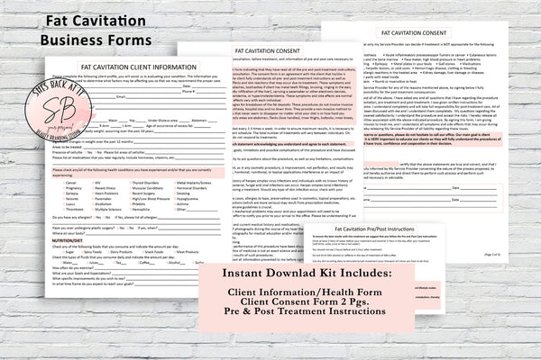 Fat Cavitation Consent Form