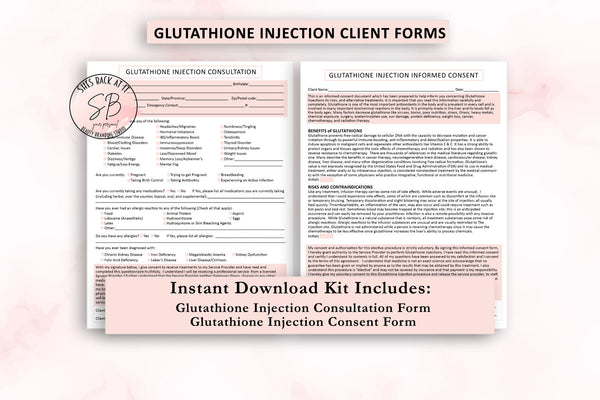 Glutathione Injection Consent Form