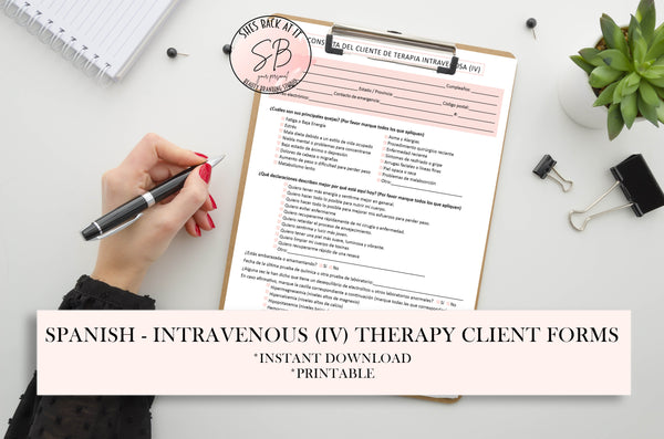 Spanish IV Therapy Intake Form