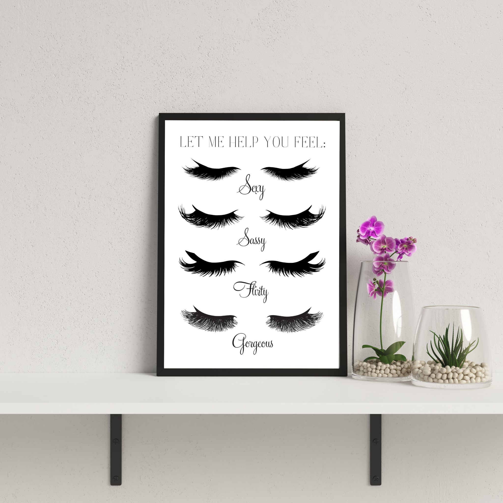 Lash Room Decor - Eyelashes Printable