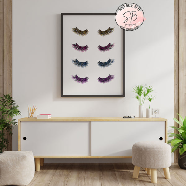 Printable Lashes Poster