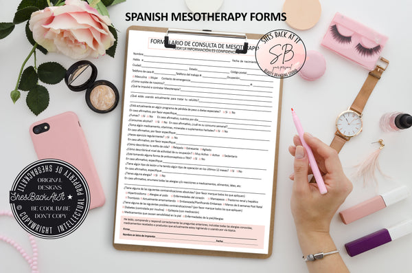 Spanish Mesotherapy Intake Form
