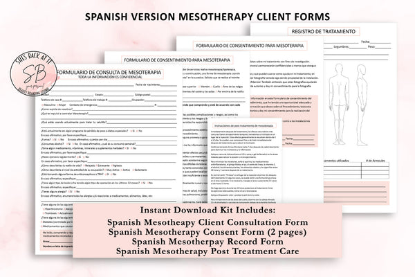 Spanish Mesotherapy Consent Form