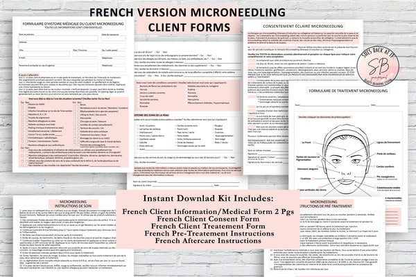 French Microneedling Consent Form