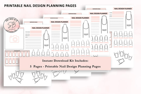 Nail Design Planning Pages
