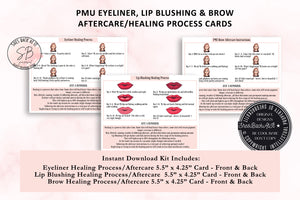 PMU Healing Process Card