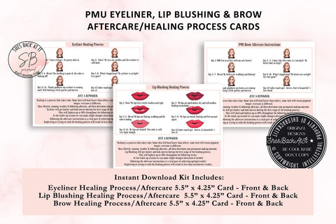 PMU Healing Process Card