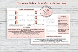 Permanent Makeup Brow Aftercare
