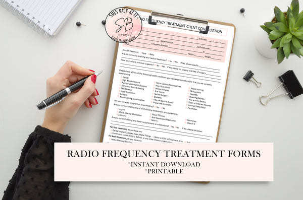 Radio Frequency Intake Form